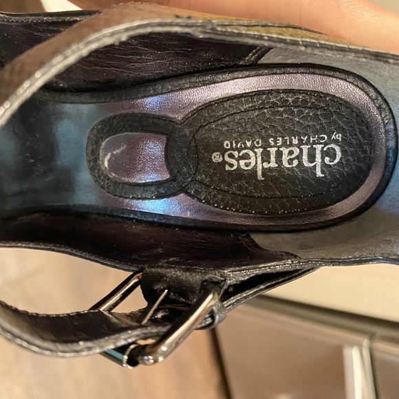 Charles David Double Strap Platform Stiletto’s - Picture 11 of 14